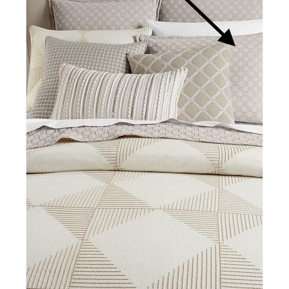 Hotel Collection Diamond Embroidered Quilted King Sham - Picture 2 of 6